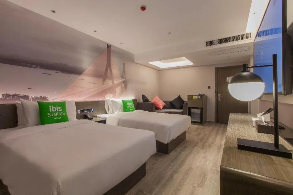 Bed in ibis Styles Wuhan Optics Valley Square Hotel
