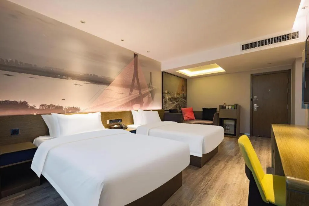 Bed in ibis Styles Wuhan Optics Valley Square Hotel