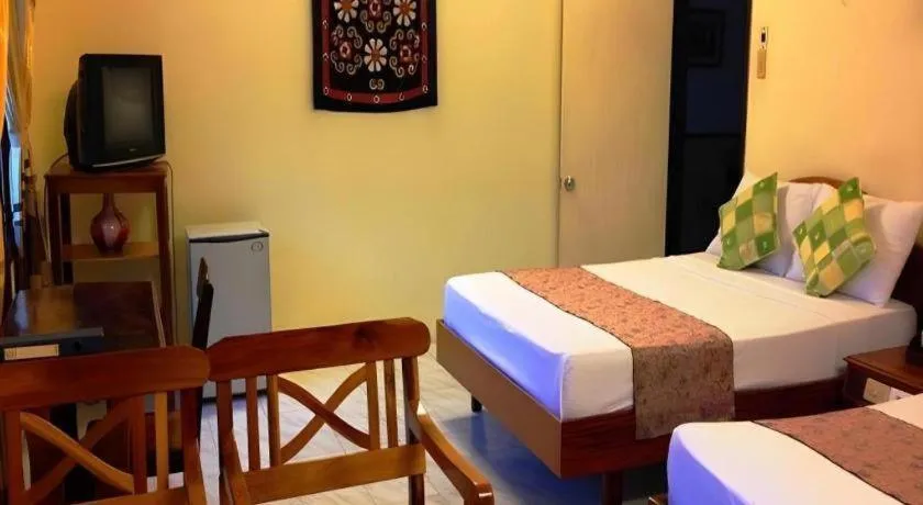 Bed in Dong Loi Hotel