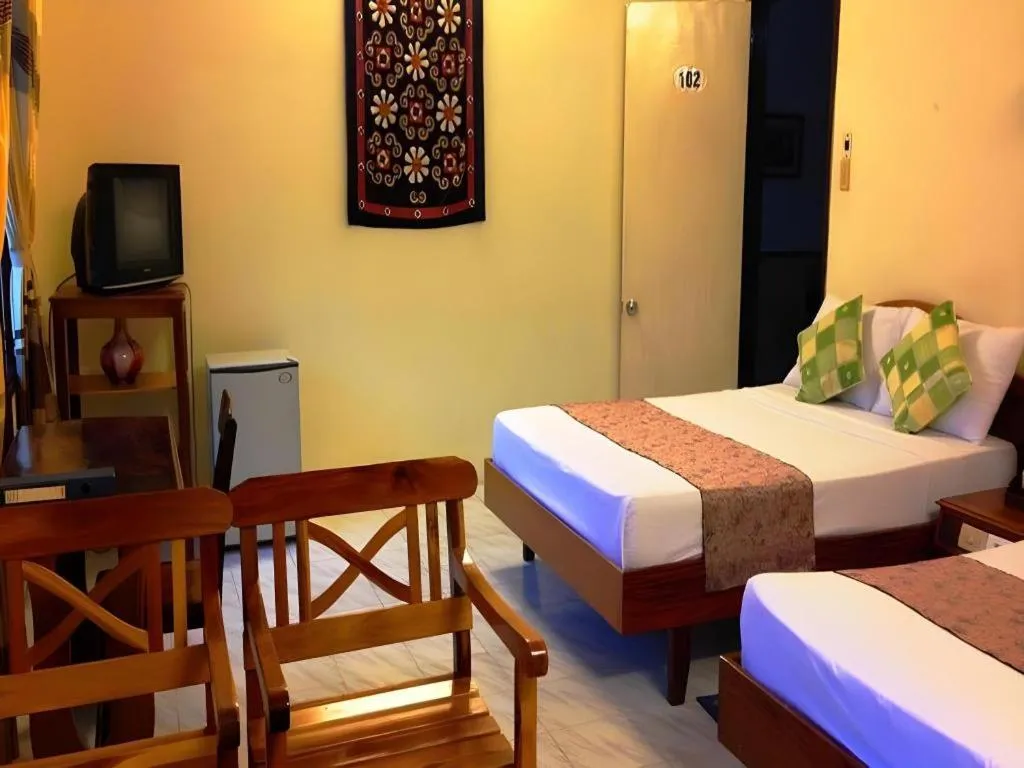 Bed in Dong Loi Hotel