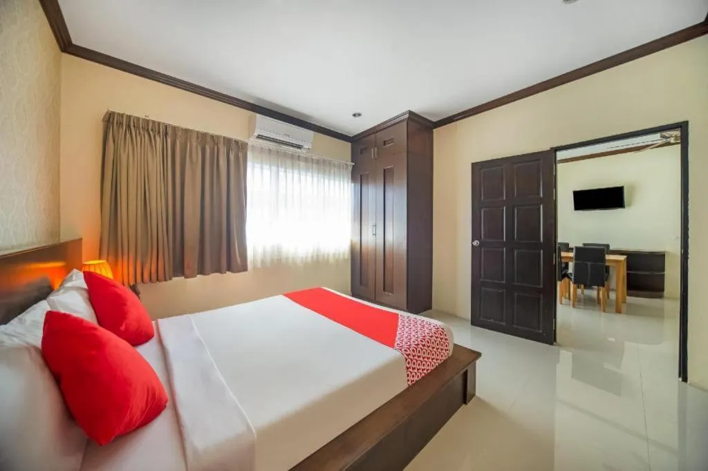 Bed in OYO 232 Patong City Hometel