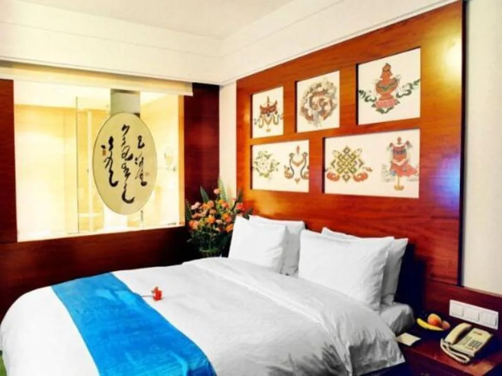 Bed in Hohhot Inner Mongolia Hotel