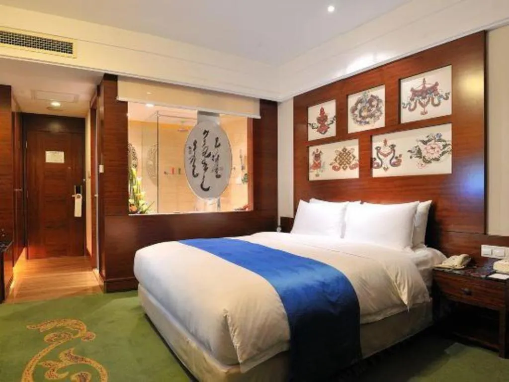 Bed in Hohhot Inner Mongolia Hotel