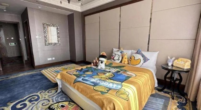 Bed in Hohhot Inner Mongolia Hotel