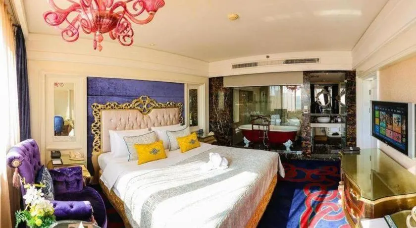 Bed in Hohhot Inner Mongolia Hotel