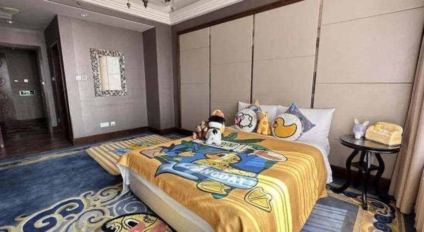 Bed in Hohhot Inner Mongolia Hotel