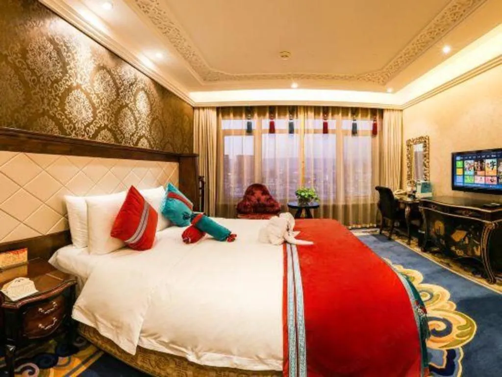 Bed in Hohhot Inner Mongolia Hotel