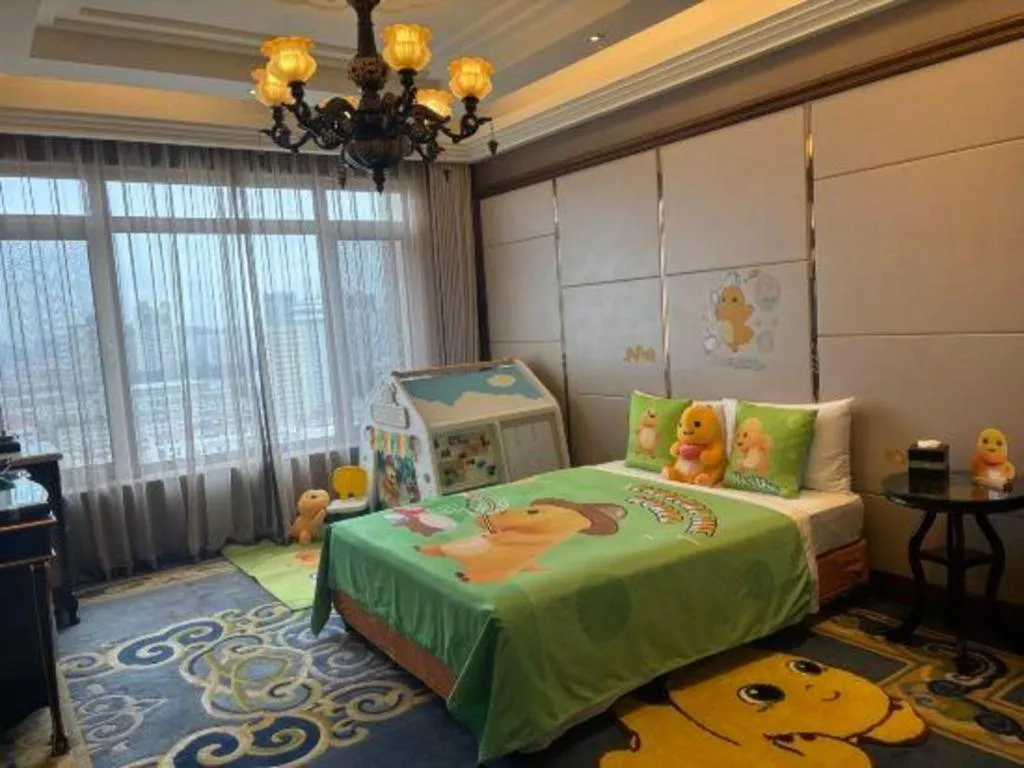 Bed in Hohhot Inner Mongolia Hotel