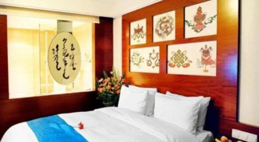 Bed in Hohhot Inner Mongolia Hotel