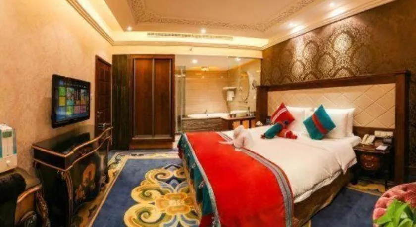 Bed in Hohhot Inner Mongolia Hotel