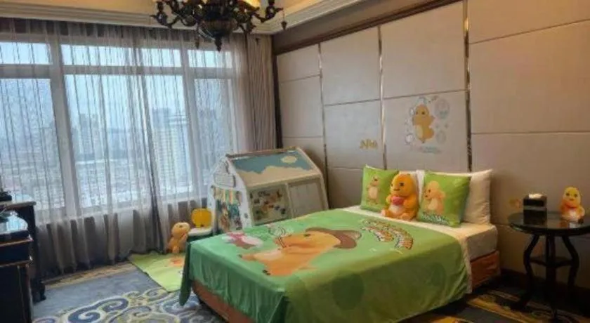 Bed in Hohhot Inner Mongolia Hotel