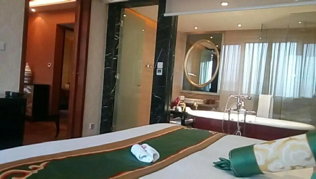 Bed in Hohhot Inner Mongolia Hotel