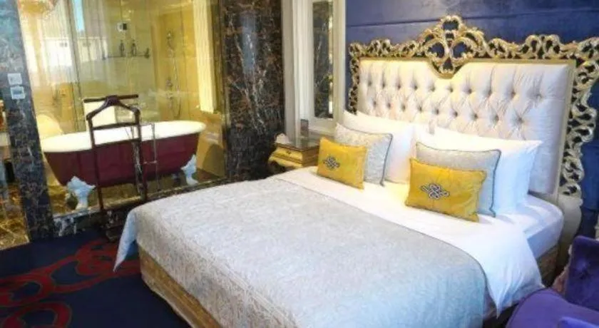 Bed in Hohhot Inner Mongolia Hotel