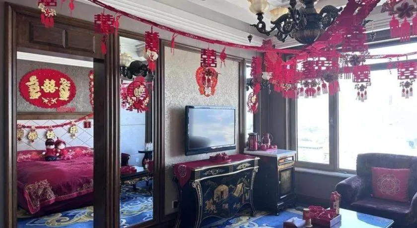 Bed in Hohhot Inner Mongolia Hotel