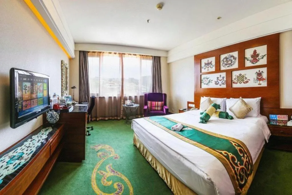 Bed in Hohhot Inner Mongolia Hotel