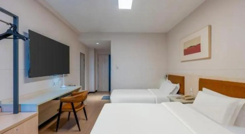 Bed in Jinjiang Inn Tianjin South Station