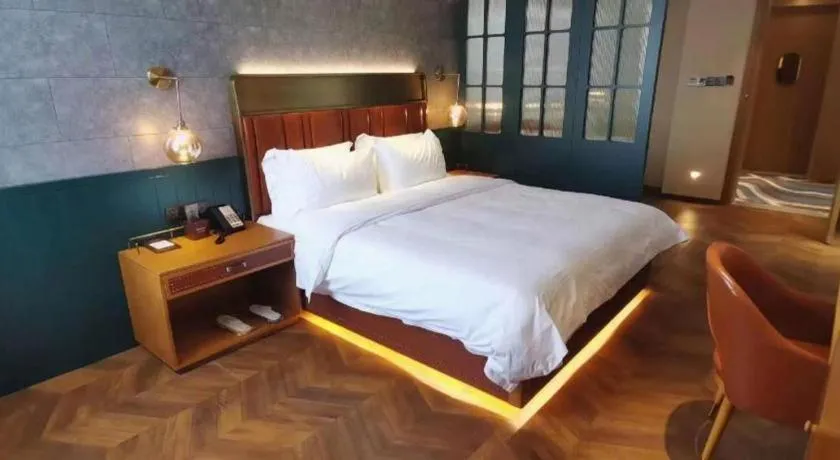 Bed in Jinjiang Inn Tianjin South Station
