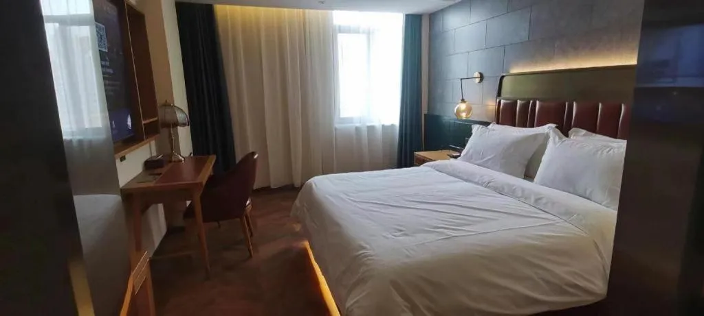 Bed in Jinjiang Inn Tianjin South Station