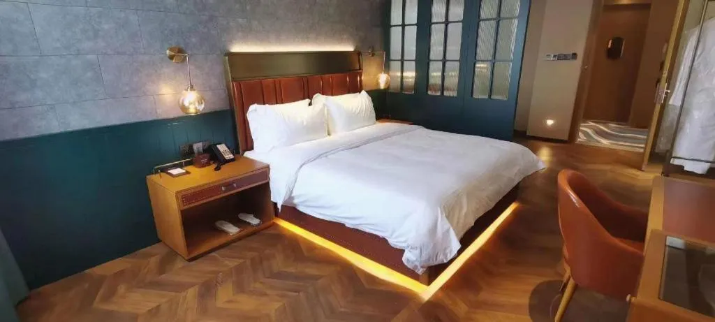 Bed in Jinjiang Inn Tianjin South Station