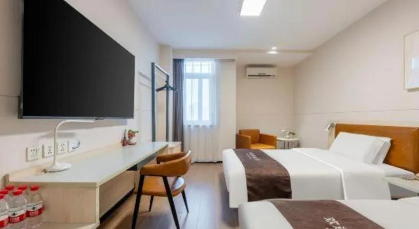 Bed in Jinjiang Inn Tianjin South Station