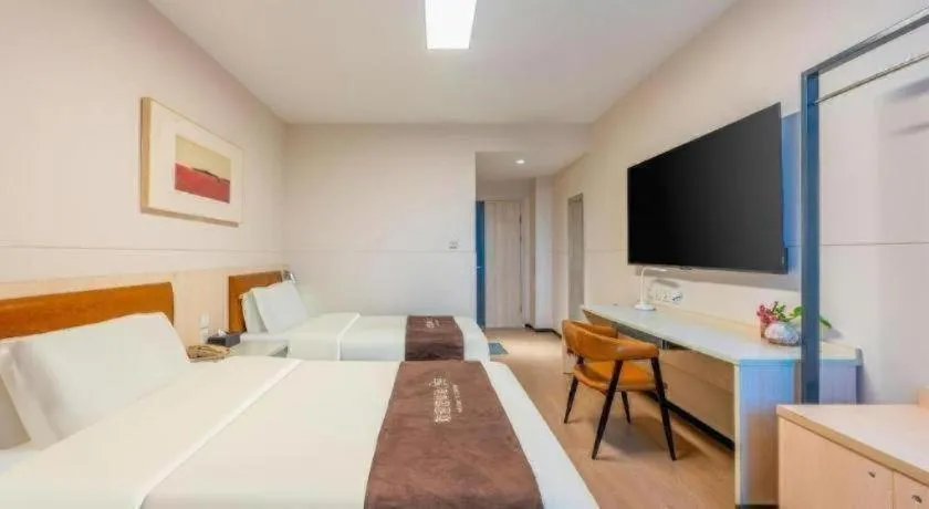 Bed in Jinjiang Inn Tianjin South Station