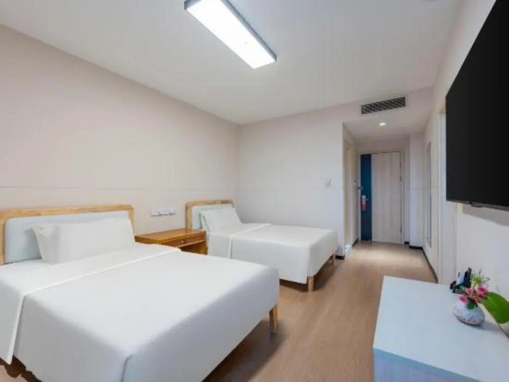 Bed in Jinjiang Inn Tianjin South Station