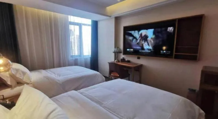 Bed in Jinjiang Inn Tianjin South Station
