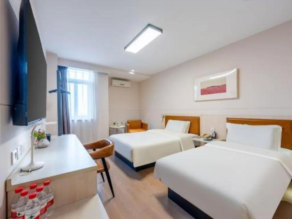 Bed in Jinjiang Inn Tianjin South Station