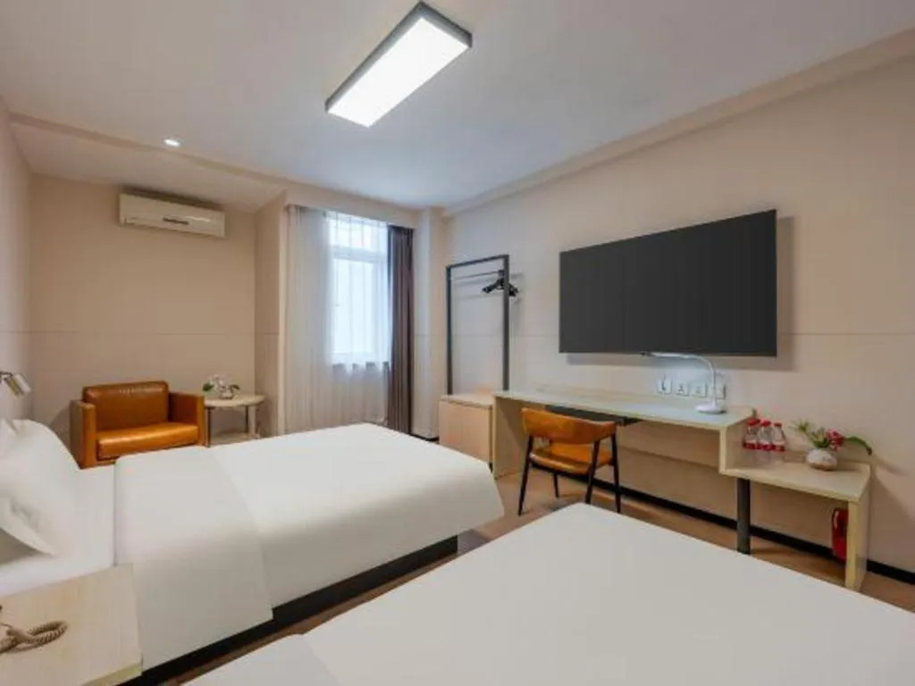 Bed in Jinjiang Inn Tianjin South Station