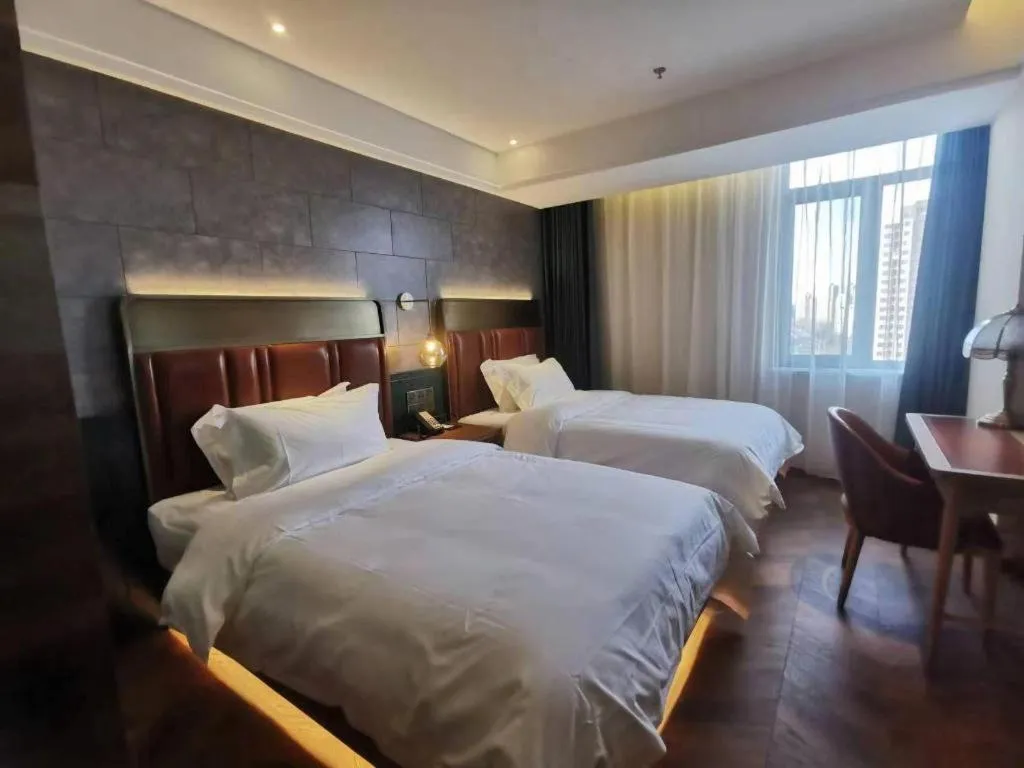 Bed in Jinjiang Inn Tianjin South Station