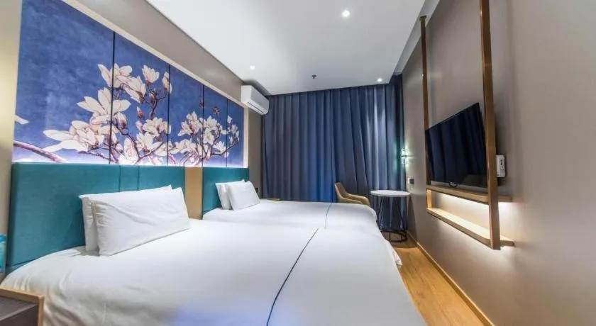 Bed in Jinjiang Inn Jinan Shimao Kuanhouli Quancheng Road