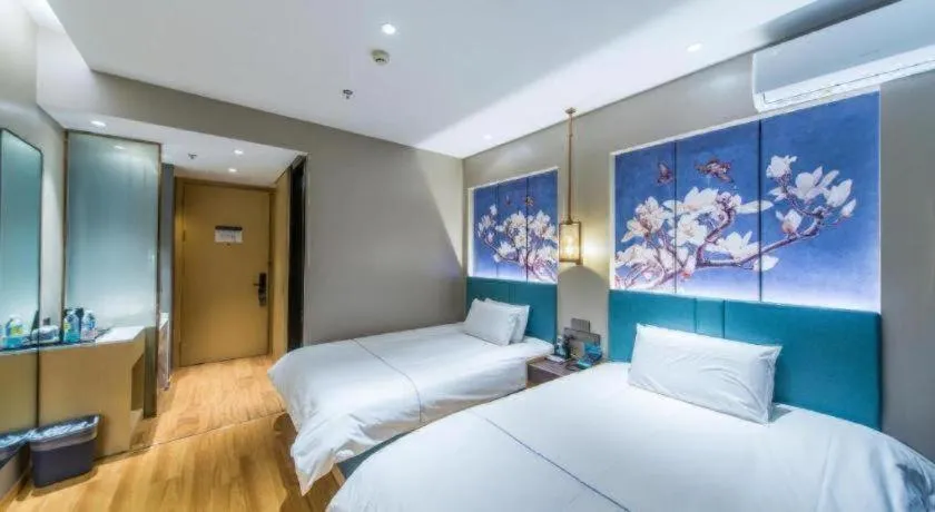 Bed in Jinjiang Inn Jinan Shimao Kuanhouli Quancheng Road