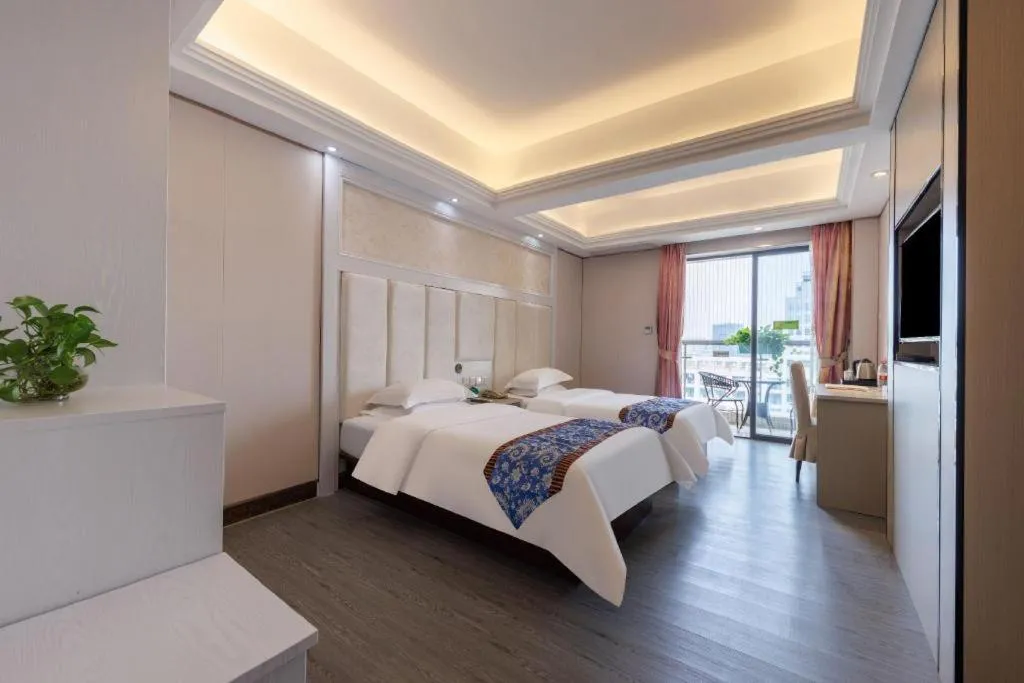 Bed in Guangzhou Junye International Hotel