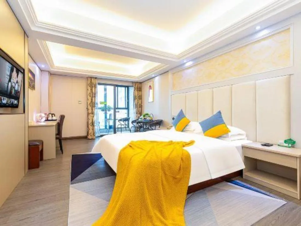 Bed in Guangzhou Junye International Hotel