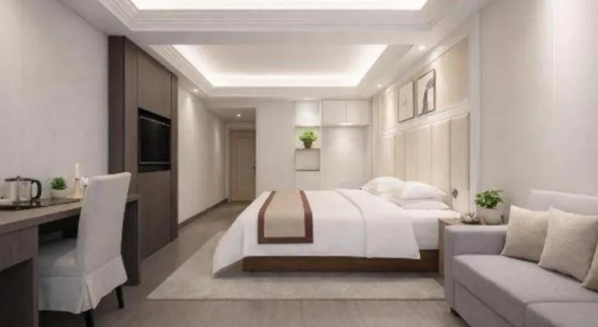 Bed in Guangzhou Junye International Hotel