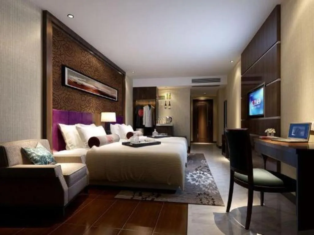 Bed in Guangzhou Junye International Hotel