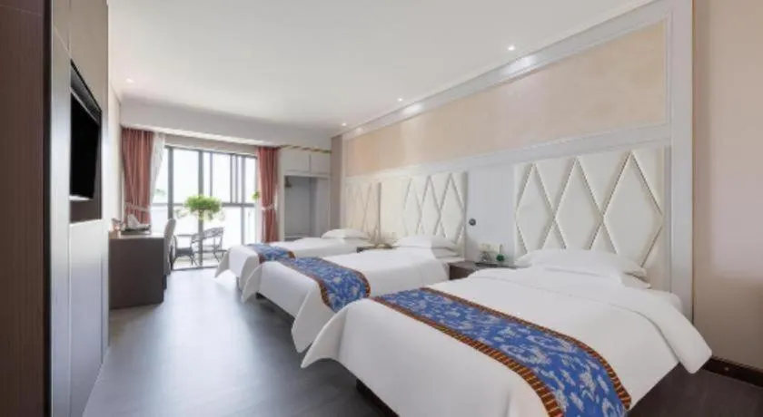 Bed in Guangzhou Junye International Hotel