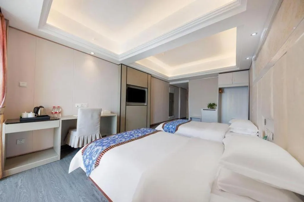 Bed in Guangzhou Junye International Hotel