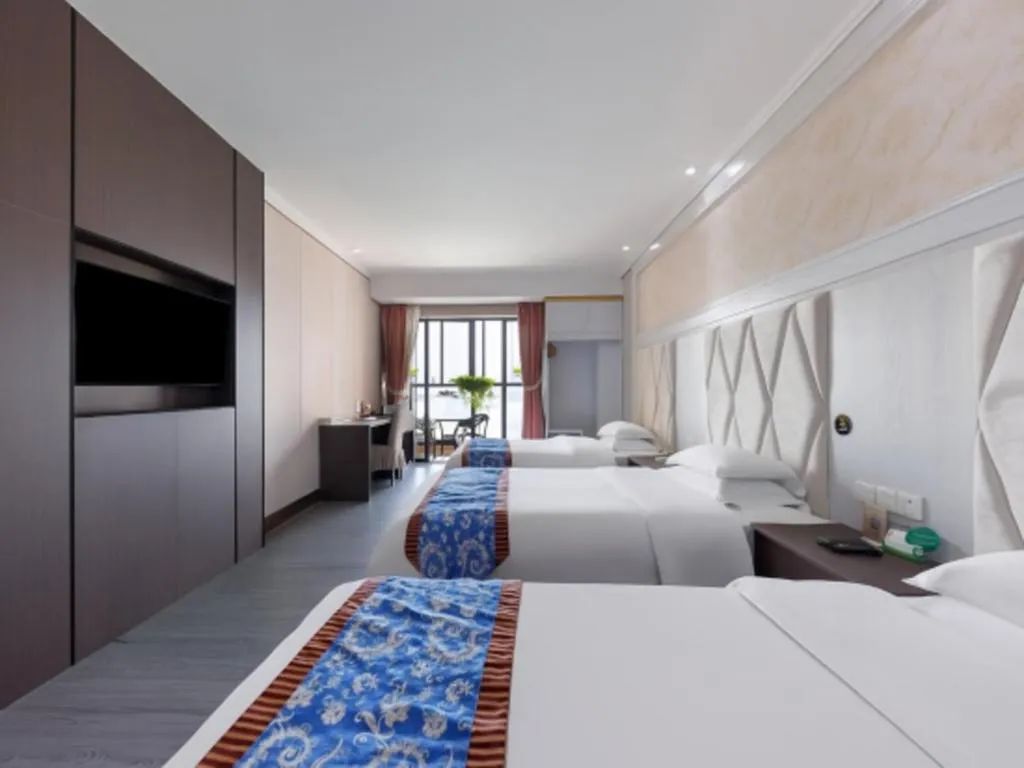 Bed in Guangzhou Junye International Hotel