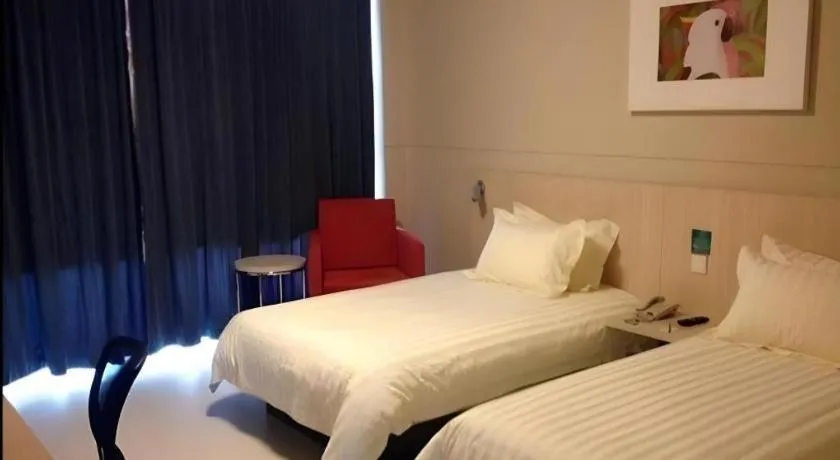 Bed in Jinjiang Inn Pingyao Branch