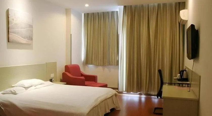 Bed in Hanting Hotel Wuxi Taihu Lake Plaza Branch