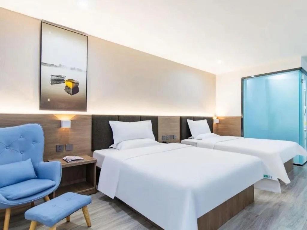 Bed in 7 Days Inn Tianjin Development Zone 3rd Street Wanli