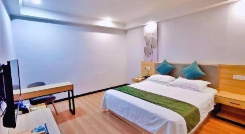 Bed in GreenTree Inn Xiangshan Transportation Center Bai Hua Road