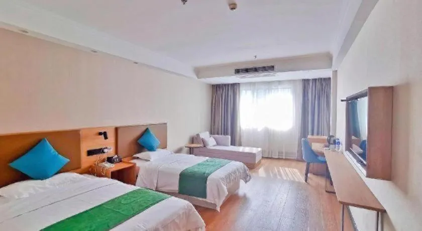 Bed in GreenTree Inn Xiangshan Transportation Center Bai Hua Road