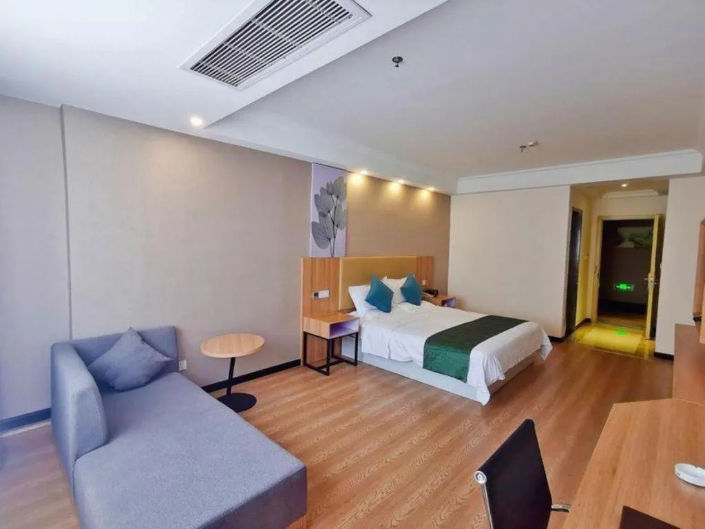 Bed in GreenTree Inn Xiangshan Transportation Center Bai Hua Road