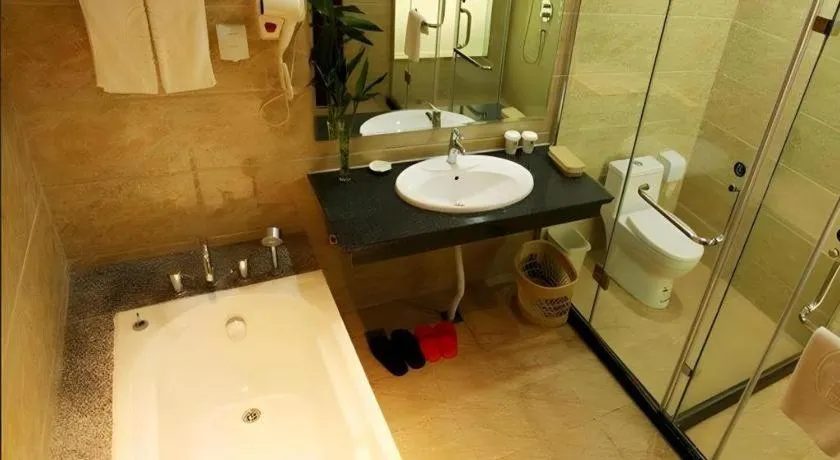 GreenTree Inn Anhui Fuyang Funan East Huaihe Road Express Hotel