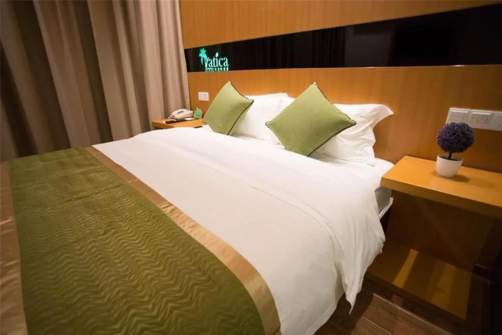 Bed in Vatica Shanghai Jiading District Anting Metro Station Moyu Road Hotel