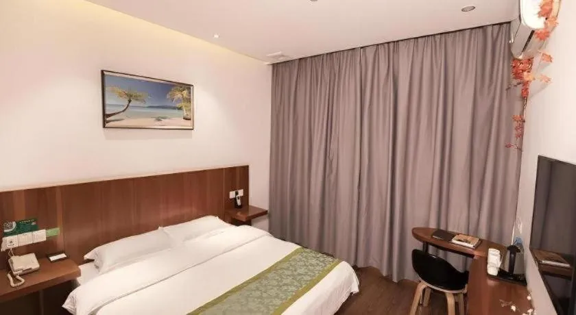 Bed in Vatica Shanghai Jiading District Anting Metro Station Moyu Road Hotel