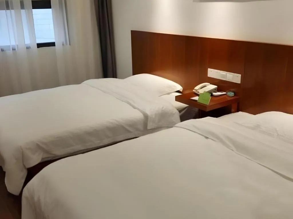 Bed in Vatica Shanghai Jiading District Anting Metro Station Moyu Road Hotel