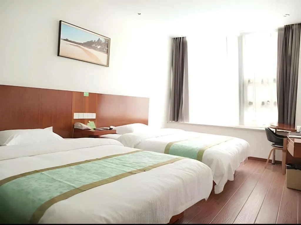 Bed in Vatica Shanghai Jiading District Anting Metro Station Moyu Road Hotel